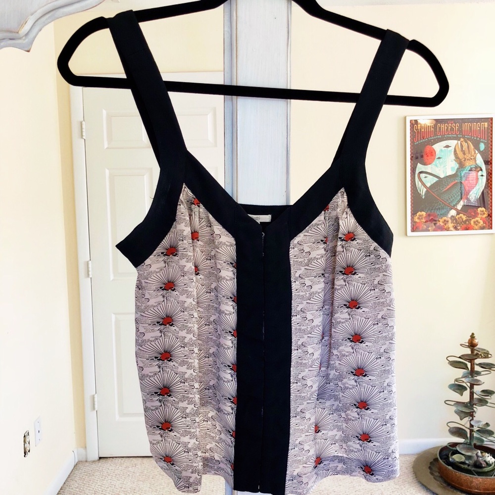 URBAN OUTFITTERS SILK CROP TOP